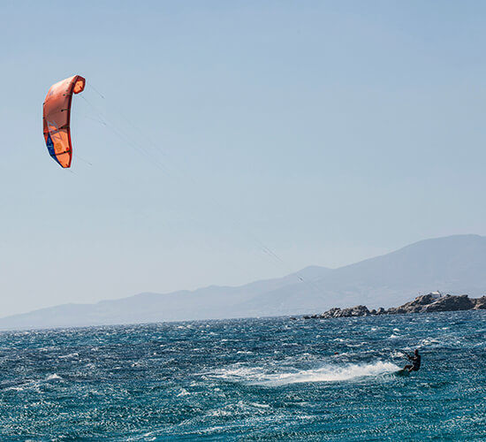 Kitesurfing